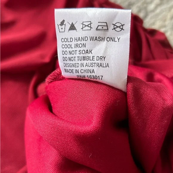 Princess Polly 6 Tara Mini Dress Red Ruched Y2K Spaghetti Strap Mini Bodycon - Picture 11 of 11